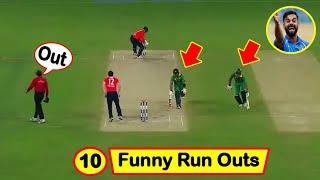 Top 10 Most Funny Run Outs of Pakistani Players in Cricket History Ever