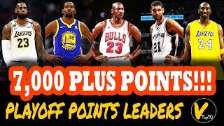 Top 10 All-time Points Leaders in NBA Playoff History