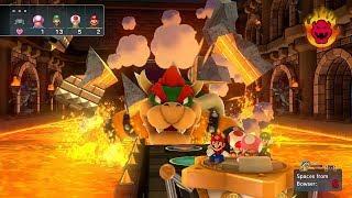 Mario Party 10 Bowser Party #381 Toadette, Luigi, Toad, Mario Chaos Castle Master Difficulty