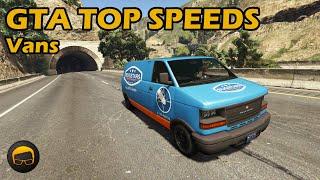 Fastest Vans (2020) - GTA 5 Best Fully Upgraded Cars Top Speed Countdown