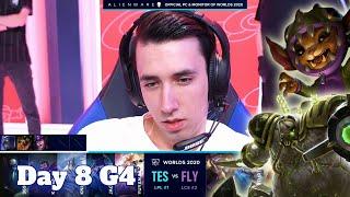 TES vs FLY | Day 8 Group D S10 LoL Worlds 2020 | Top Esports vs FlyQuest - Groups full game