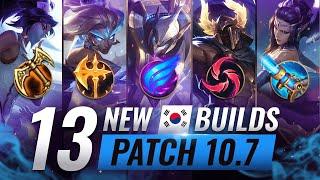 13 NEW BROKEN Korean Builds YOU SHOULD ABUSE in Patch 10.7 - League of Legends Season 10