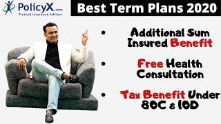 6 Best Term Insurance Plans of 2020 in India | PolicyX