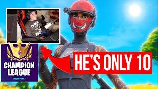 The Best 10 Year Old PRO Controller Fortnite Player | Arena Solo