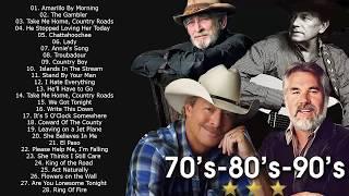 Top 100 Classic Country Songs Of 60s,70s  80s - Greatest Old Country Music Of All Time Ever