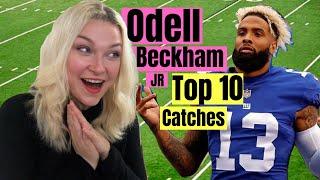 New Zealand Girl Reacts to Odell Beckham JR Top 10 Catches!!!