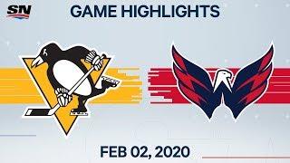 NHL Highlights | Penguins vs. Capitals – Feb. 2, 2020