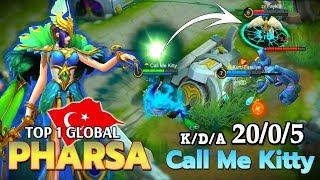 That Pharsa Perfect Map Control?! | Top 1 Global Pharsa by Call Me Kitty ~ Mobile Legends