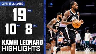 Kawhi Leonard (19PTS, 10 REB, 8 AST) Goes to Work vs. Los Angeles Lakers | LA Clippers