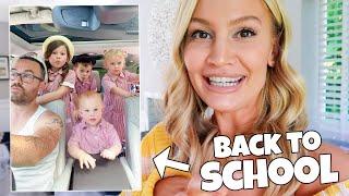 BACK TO SCHOOL FOR THE 4 KIDS!