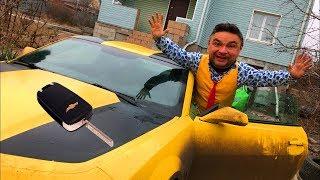 Mr. Joe on Lamborghini found Car Keys of Chevrolet Camaro VS Red Man