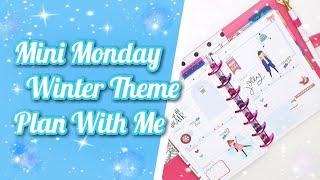 Mini Monday!!! | Mini Happy Planner Winter Theme | Plan With Me Dec. 2-8 2019