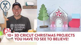 10+ 3D Cricut Christmas Projects You Have To See To Believe!