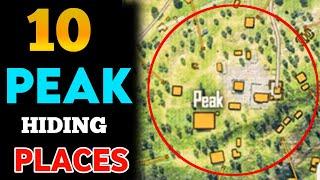 PEAK HIDDEN PLACE IN FREE FIRE | TOP 10 HIDE PLACE IN BARMUDA MAP | RANK PUSH TIPS ||