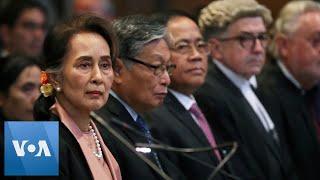 Aung San Suu Kyi Represents Myanmar Against Rohingya Genocide Case at UN Criminal Court