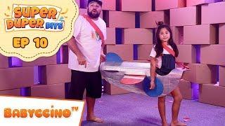 Babyccino Super-Duper DIYs Episode 10 - How To Make A Giant Paper Plane