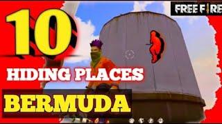 Top 10 Hidden place in Bermuda map.. বারমুদা ম্যাপে কিছু অসাধারণ লোকানোর জায়গা। Free fire