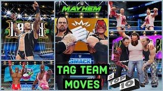 Tag Team Moves -Top 10| WWE Mayhem|| HUNTER