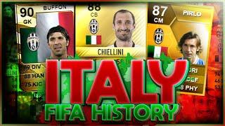ITALY FIFA ULTIMATE TEAM HISTORY!! FT. BUFFON, PIRLO, CHIELLINI ETC... (FIFA 10-20)