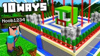 10 Ways To Break Into Unspeakable's IMPOSSIBLE Minecraft House!