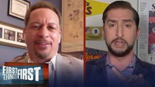 Chris Broussard & Nick Wright talk alternatives to home court for NBA return | FIRST THINGS FIRST