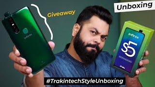 Infinix S5 Pro Unboxing And First Impressions⚡⚡⚡Pop-up Selfie, 48MP Camera,  Under 10,000 (GIVEAWAY)