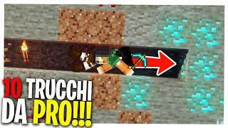 10 TRUCCHI che SOLO i PRO DI MINECRAFT SANNO!!