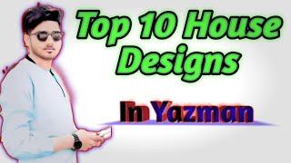 Top10 House Desing in Yazman . Architectural 2d plans autocad