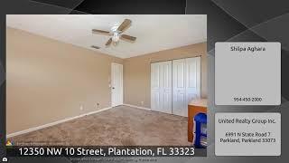 12350 NW 10 Street, Plantation, FL 33323