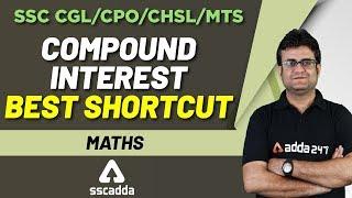 Maths | SSC MTS | CHSL 2019 | Compound Interest With Best Shortcut