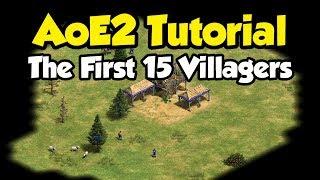 Beginner guide to the first 15 villagers [AoE2]