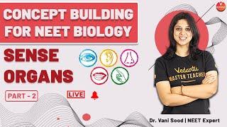 Sense Organs Part-2 | Class 11 NEET Biology | NEET 2020 | Dr. Vani Sood | Vedantu