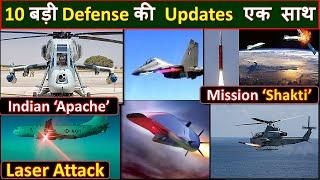 Top 10 | Indian 'Apache', Mission shakti, laser attack on american jet, astra bvr, tejas, su30mki