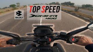 BAJAJ DOMINAR 400 TOP SPEED || AFTER 1ST SERVICE