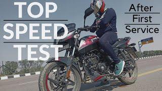 Bajaj Pulsar 150 Bs-6 2022 Top speed test  | First service ke baad kitna bhagegi