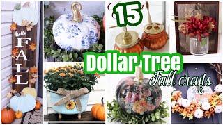 15 Best DOLLAR TREE DIY Fall Home Decor Crafts