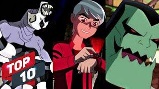 Top 10 Baddest Villains Of Ben 10 Universe | Explained In Hindi!!