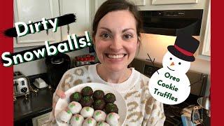 Dirty Snowballs | Oreo Cookie Truffles | Oreo Balls