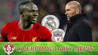 Real Madrid boss Zinedine Zidane speaks with Liverpool ace Sadio Mane over summer transfer