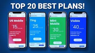 Top 20 Best Cell Phone Plans! (End of 2020)