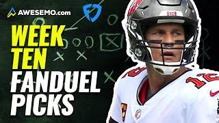 FanDuel NFL DFS Top-5 Picks Week 10 | Daily Fantasy Fantasy Football Optimal Lineups