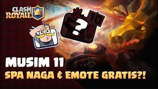 Clash Royale Musim 11 - Bahaya Naga (Buka Kunci Emote Gratis!)