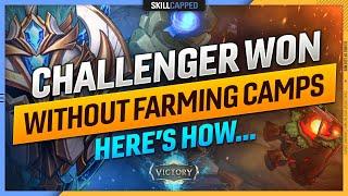 A CHALLENGER Jungler WON WITHOUT EVER FARMING their CAMPS?! Here's how... - League of Legends