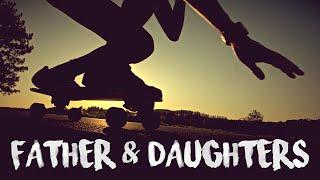 Father & daughters surfskate