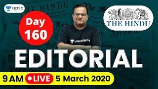 UPSC CSE 2020 | The Hindu Editorial Analysis for IAS Preparation by Ashirwad Sir | 5 March 2020