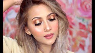 PEACHY Makeup Tutorial l wet n wild New Launches l Sumayaa Meem