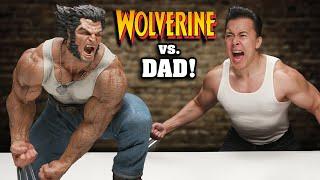 WOLVERINE VS. DAD!!! Super Bowl Halftime Show! Exclusive Sideshow Logan Premium Format Figure