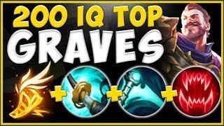 NO ONE EXPECTS THIS BURST! BIG CRIT GRAVES TOP SEASON 10 GAMEPLAY - League of Legends