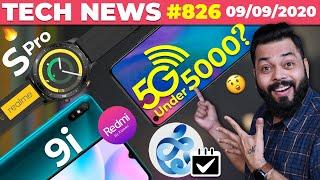 5G Phone Under 5000?, realme Watch S Pro Spotted, Redmi 9i Coming,