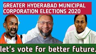 GREATER HYDERABAD MUNICIPAL CORPORATION ELECTIONS 2020// (GHMC)POLL CAMPAIGN EXPLAINED.